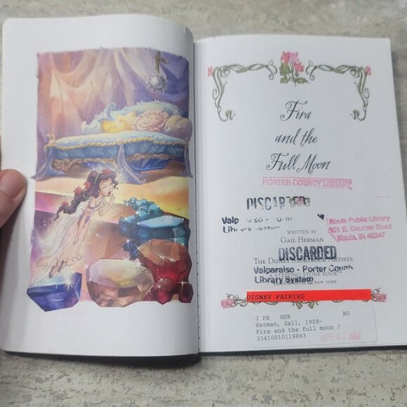 #355 Disney Fairies Fira and The Full Moon Book - Picture 5 of 6